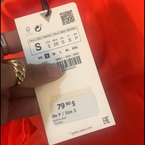 Red Zara Dress - Picture 5 of 5